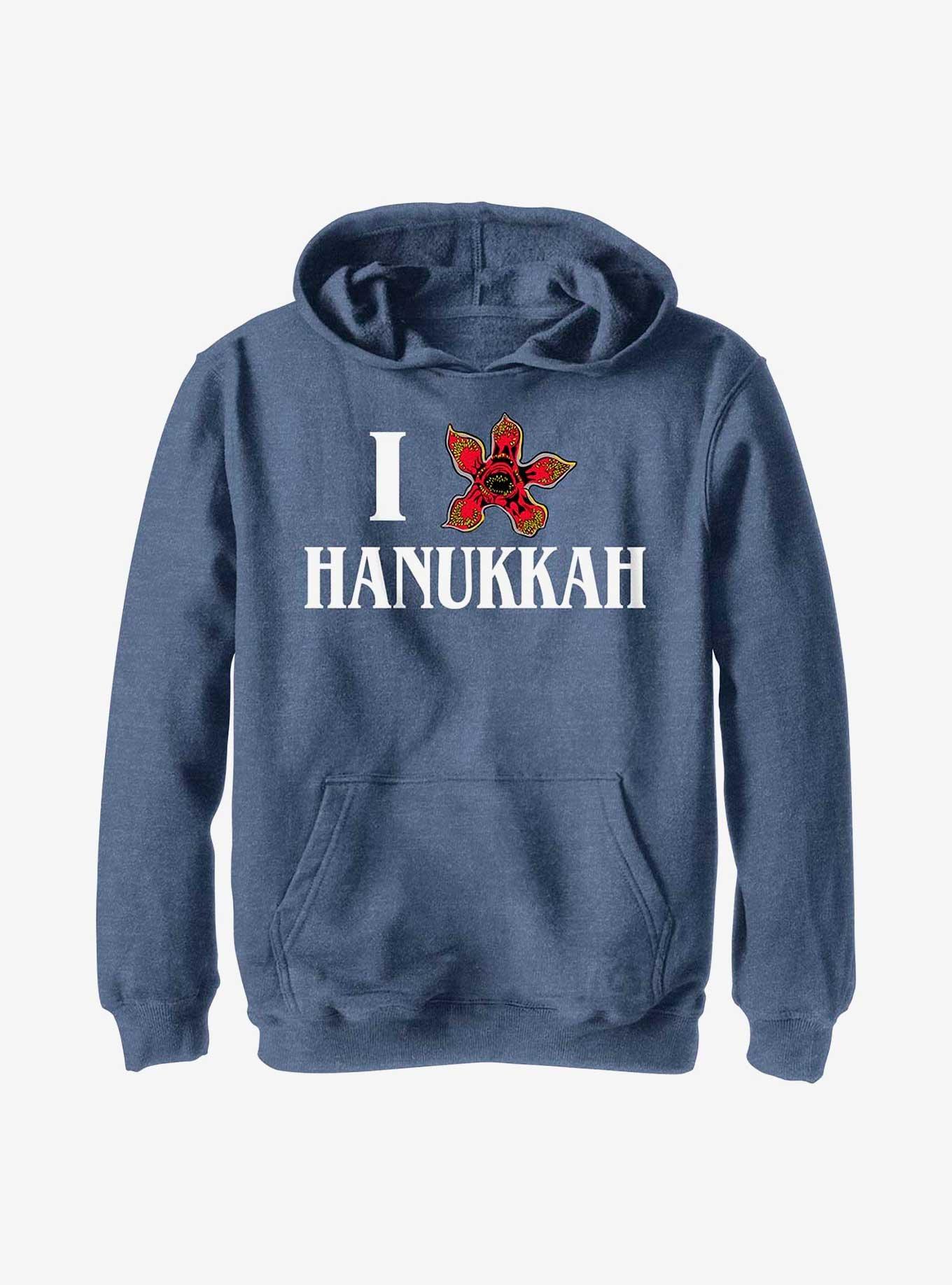 Stranger Things Demogorgon Hanukkah Youth T-Shirt, , hi-res