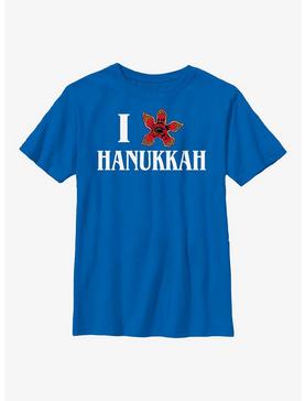 Stranger Things Demogorgon Hanukkah Youth T-Shirt, , hi-res