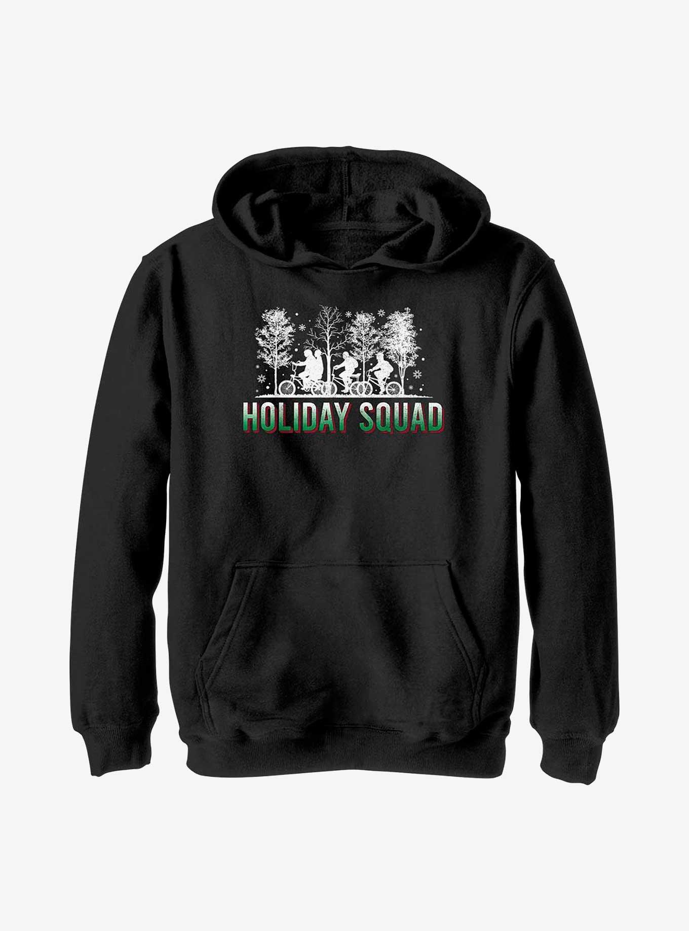 Stranger Things Holiday Squad Youth Hoodie, , hi-res
