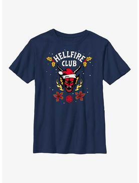 Stranger Things Holiday Style Hellfire Club Youth T-Shirt, , hi-res
