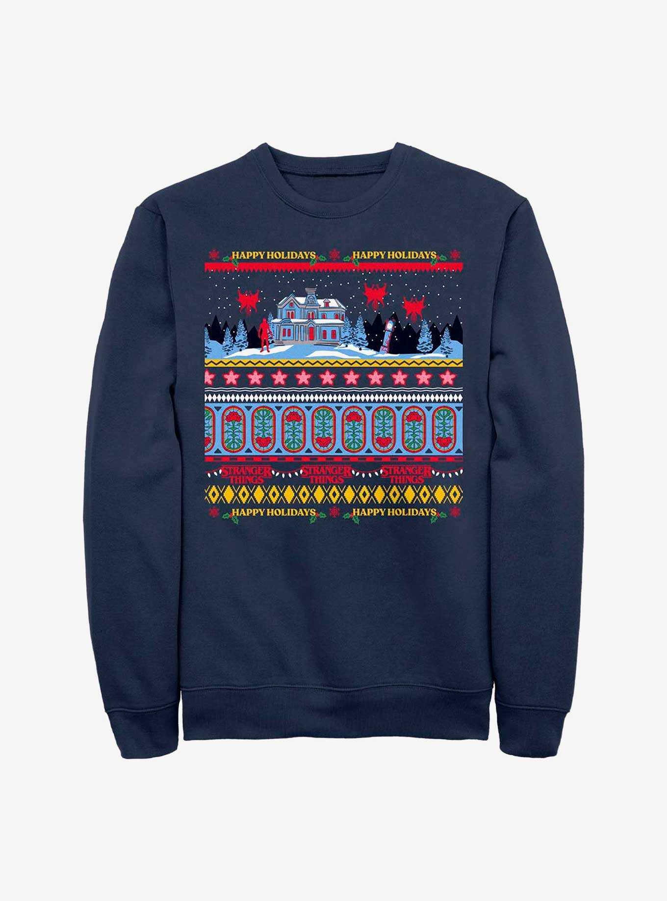 Stranger Things Creel House Ugly Sweater Sweatshirt, , hi-res