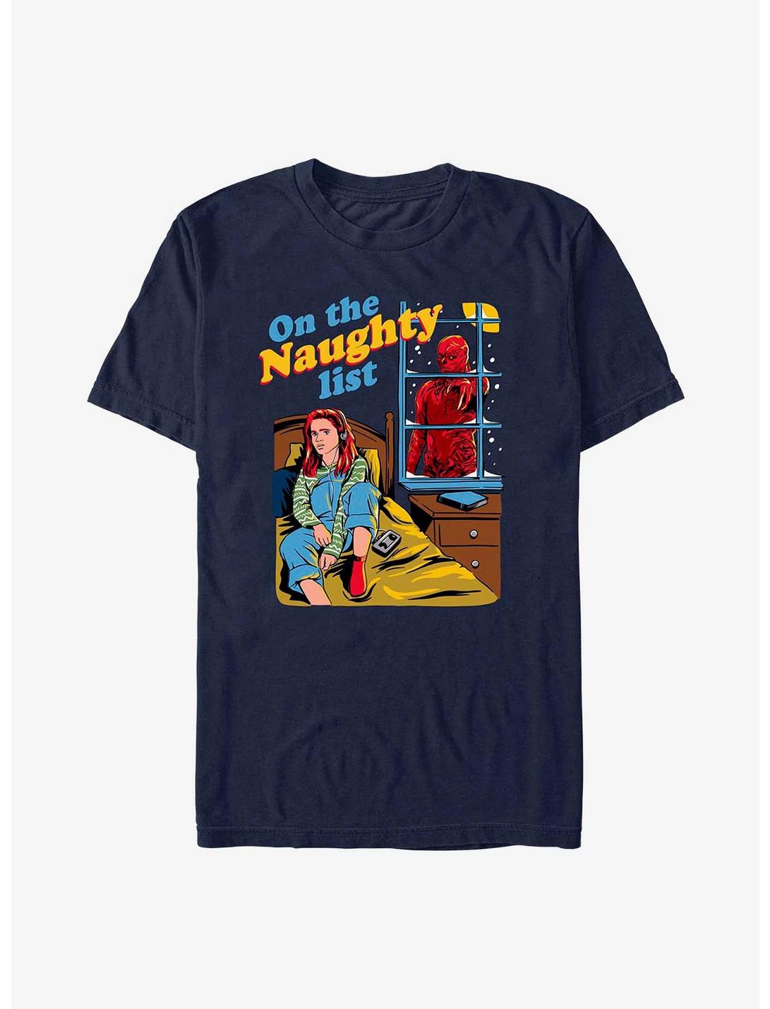 Stranger Things Max On The Naughty List T-Shirt, NAVY, hi-res