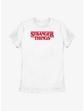 Stranger Things Christmas Lights Logo Womens T-Shirt, , hi-res