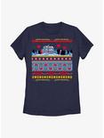 Stranger Things Creel House Ugly Sweater Womens T-Shirt, NAVY, hi-res