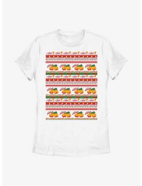 Stranger Things Surfer Boy Pizza Ugly Sweater Womens T-Shirt, , hi-res