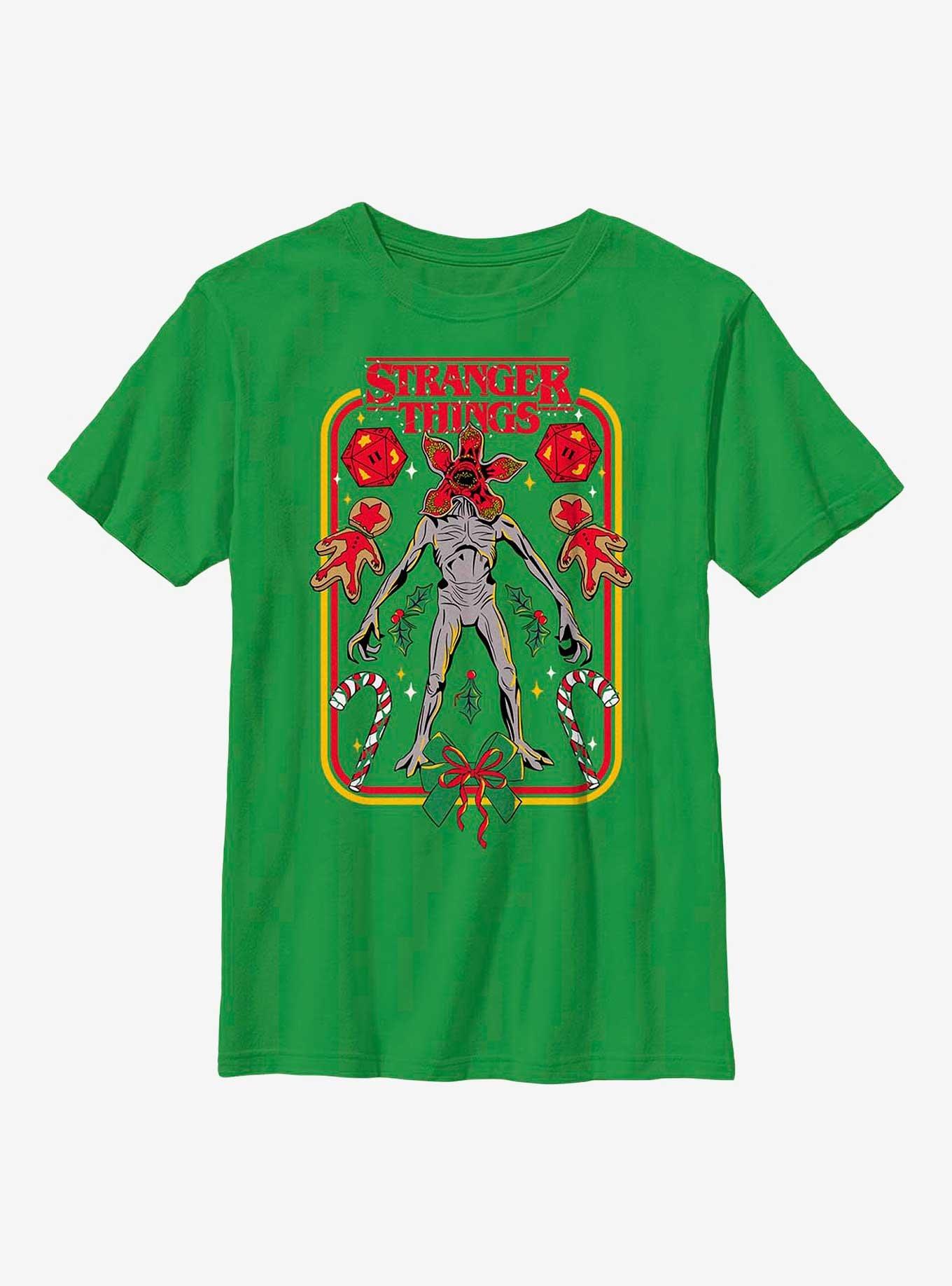 Stranger Things Demogorgon Holiday Youth T-Shirt, , hi-res