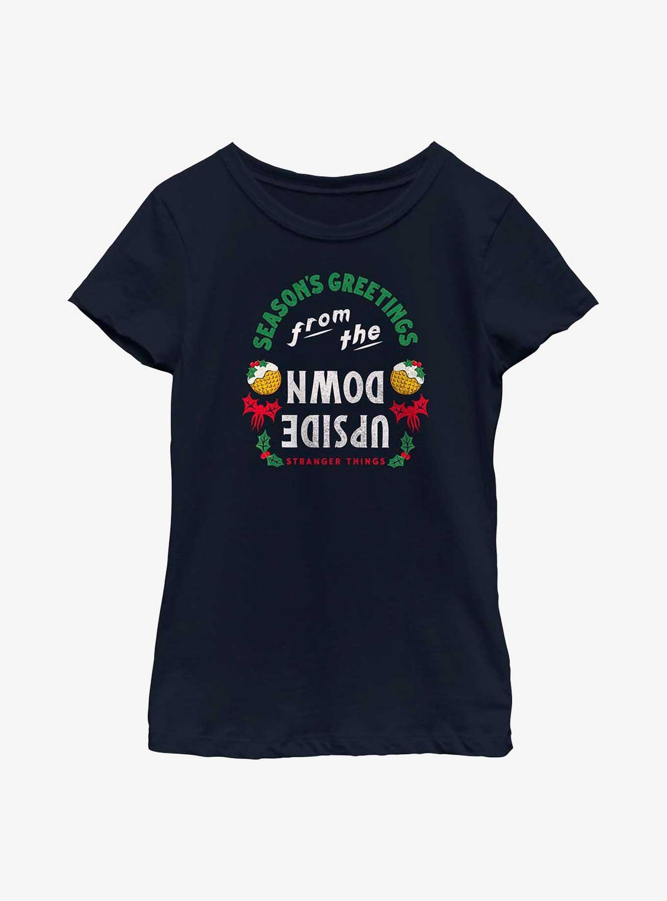 Stranger Things Greetings From The Upside Down Youth Girls T-Shirt, , hi-res
