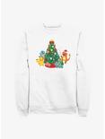 Pokémon Christmas Tree Pikachu, Squirtle, Bulbasaur And Charmander Sweatshirt, WHITE, hi-res