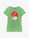 Pokémon Holiday Badge Squirtle, Rowlet And Pikachu Youth Girls T-Shirt, GRN APPLE, hi-res