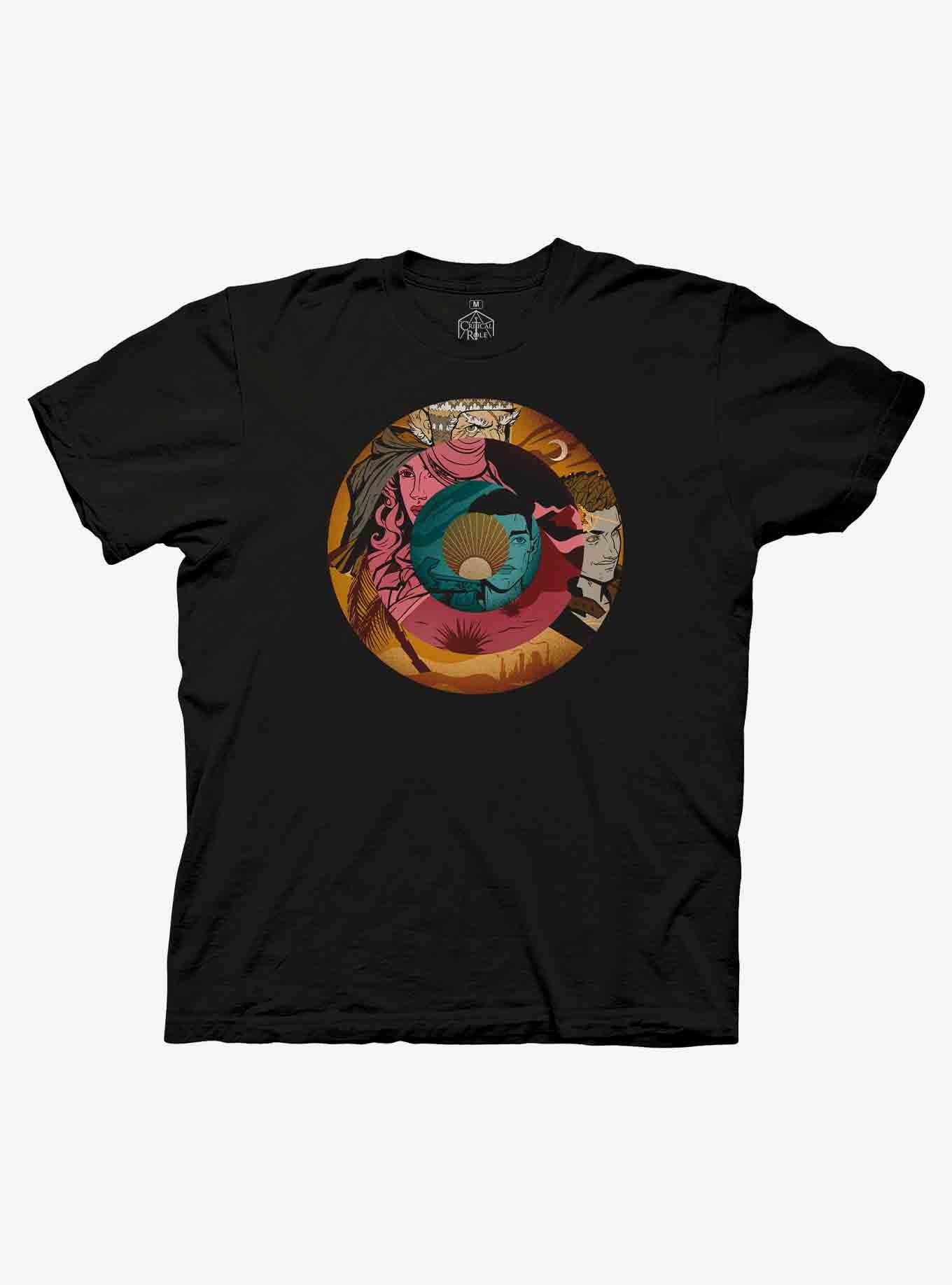 Critical Role Rings T-Shirt, MAROON, hi-res