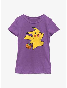 Pokémon Pikachu Trick-Or-Treating  Youth Girls T-Shirt, , hi-res
