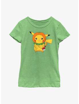 Pokémon Pumpkin Hat Pikachu Youth Girls T-Shirt, , hi-res