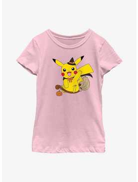 Pokémon Witch Flying Pikachu Youth Girls T-Shirt, , hi-res