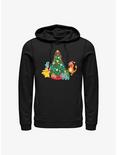 Pokémon Christmas Tree Pikachu, Squirtle, Bulbasaur And Charmander Hoodie, BLACK, hi-res