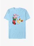 Pokémon Jigglypuff And Fennekin Gift Stocking T-Shirt, LT BLUE, hi-res
