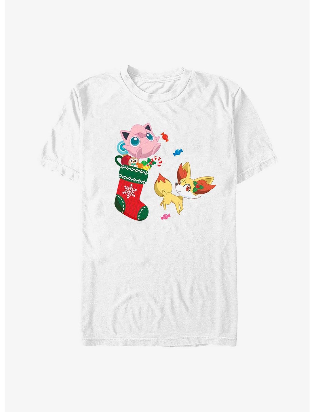 Pokémon Jigglypuff And Fennekin Gift Stocking T-Shirt, WHITE, hi-res