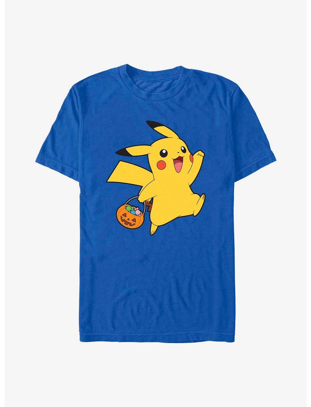 Pokémon Pikachu Trick-Or-Treating  T-Shirt, ROYAL, hi-res