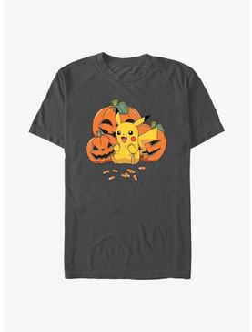 Plus Size Pokémon Pumpkins And Candy Corn Pikachu T-Shirt, , hi-res