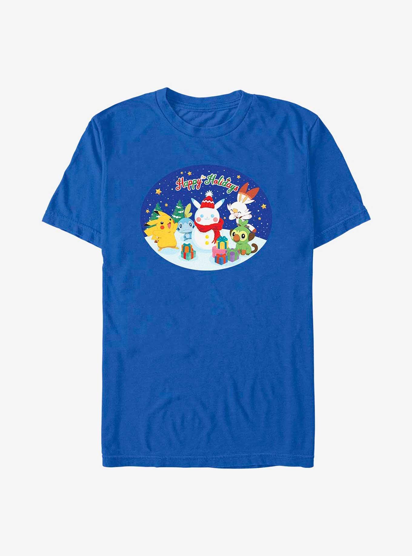 Pok&eacute;mon Snow Globe Pikachu, Sobble, Scorbunny, And Grookey T-Shirt, , hi-res