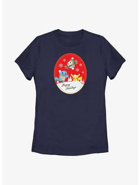 Pokémon Holiday Badge Squirtle, Rowlet And Pikachu Womens T-Shirt, , hi-res