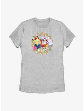 Pokémon Pichu And Delibird Holiday Party Womens T-Shirt, , hi-res