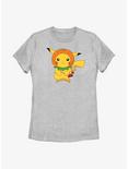 Pokémon Pumpkin Hat Pikachu Womens T-Shirt, ATH HTR, hi-res