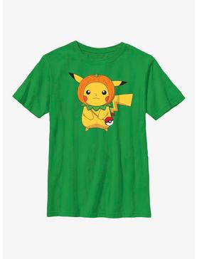 Pokémon Pumpkin Hat Pikachu Youth T-Shirt, , hi-res