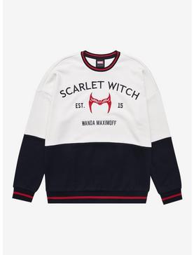 Marvel Scarlet Witch Panel Crewneck - BoxLunch Exclusive, , hi-res