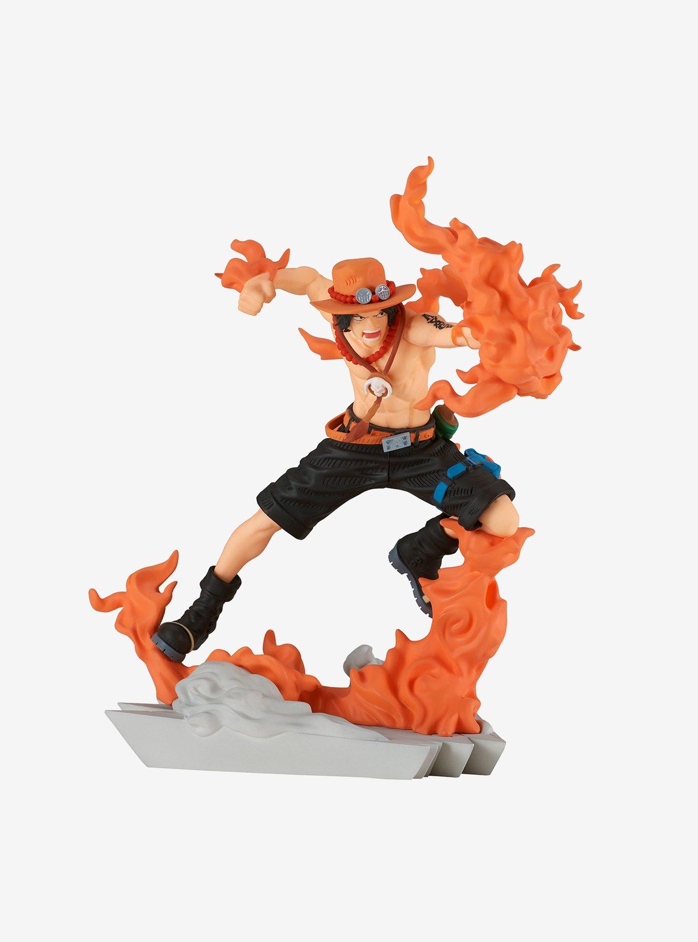【THE MOZZ】Indie Pocket One Piece Banpresto One Piece Senkozekkei Portgas D. Ace Figure | BoxLunch