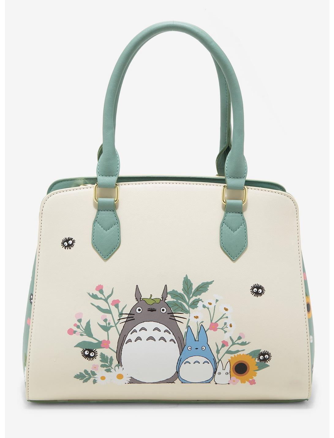 Studio Ghibli My Neighbor Totoro Sage Green Floral Satchel Bag, , hi-res