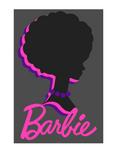 Barbie: Afro Barbie Silhouette 16x24 Poster, WHITE, hi-res