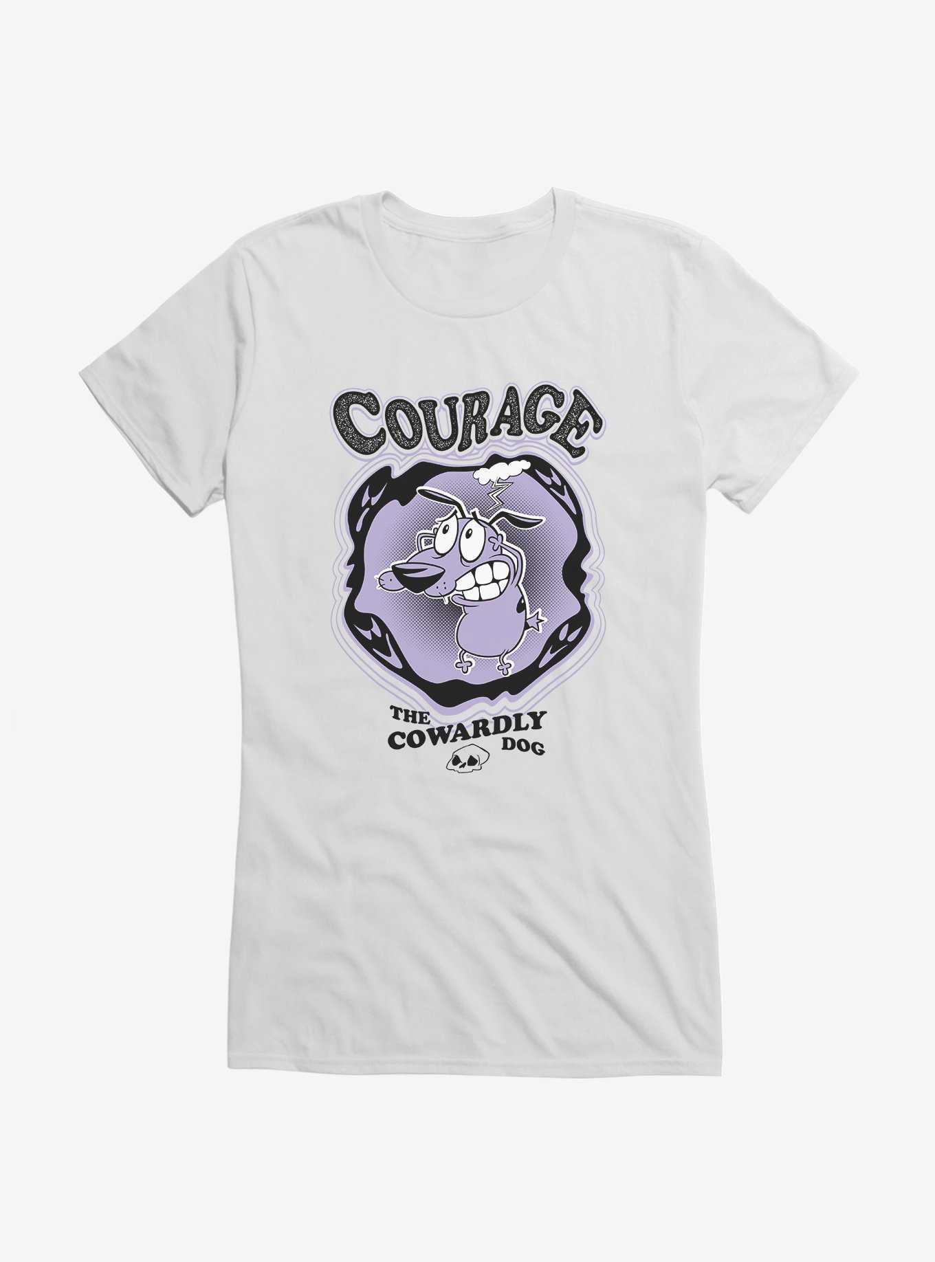 Cartoon Network Courage The Cowardly Dog Anxious Girls T-Shirt, , hi-res