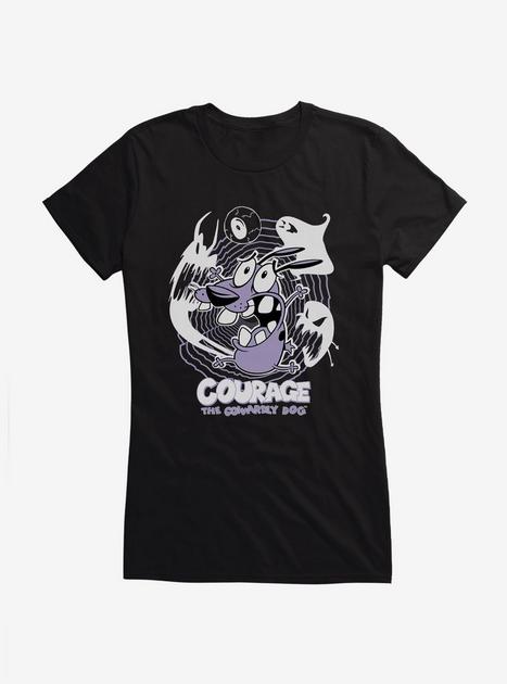 Cartoon Network Courage The Cowardly Dog Ghosts Girls T-Shirt | Hot Topic