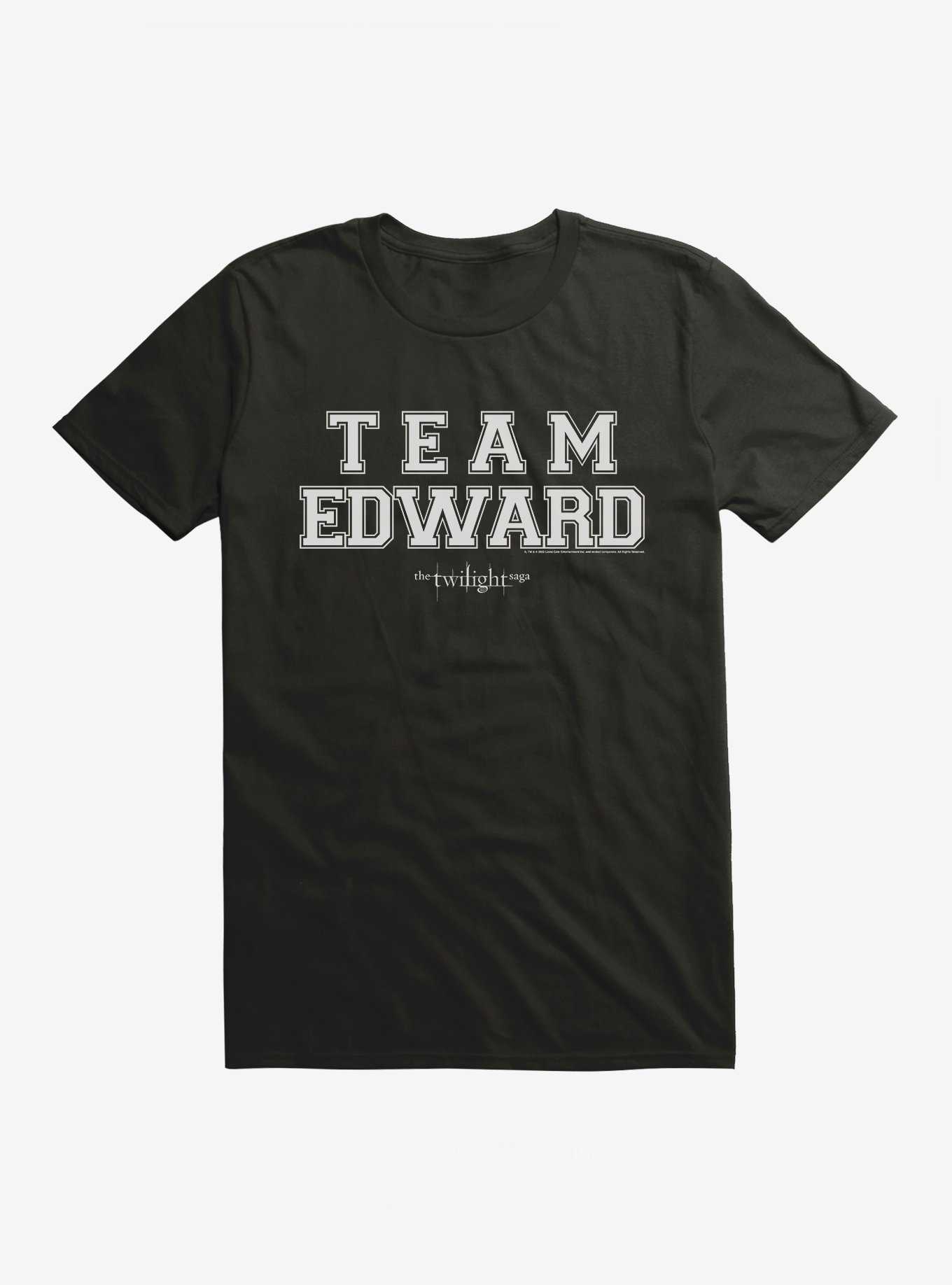 Twilight Team Edward Collegiate Font T-Shirt, , hi-res