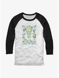 Disney Tinker Bell Sketch Raglan T-Shirt, WHTBLK, hi-res