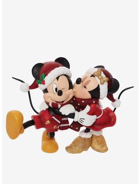 Disney Mickey Mouse and Minnie Couple Holiday Figurine, , hi-res