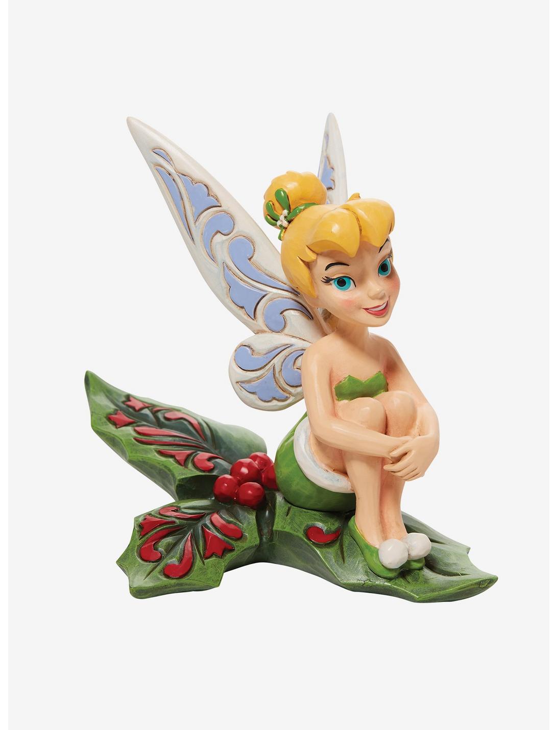 Disney Tinker Bell Sitting on Holly Figurine, , hi-res