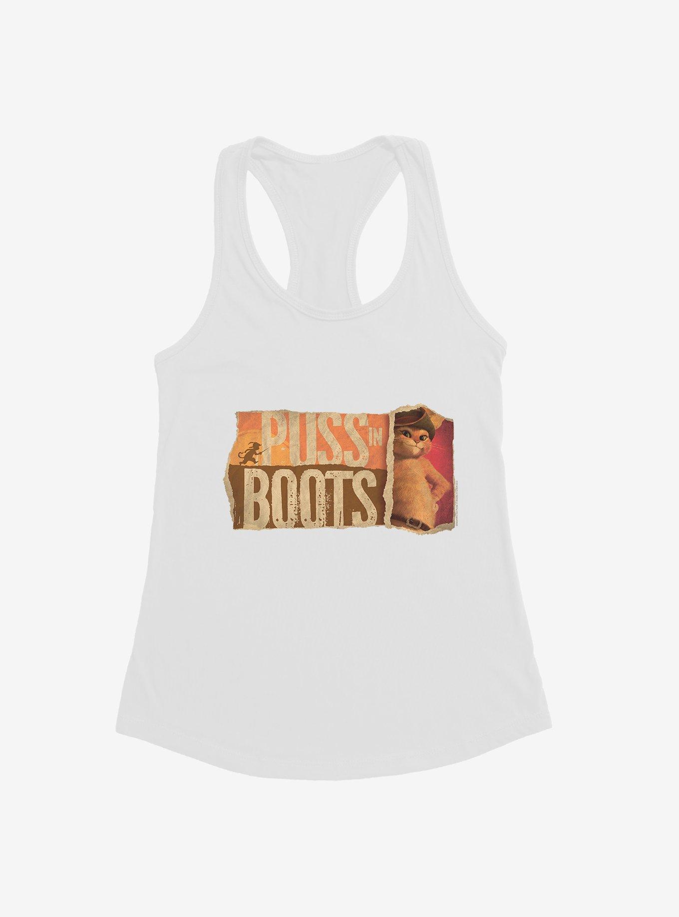 THRDLESS Puss In Boots Scrap Poster Girls Tank
