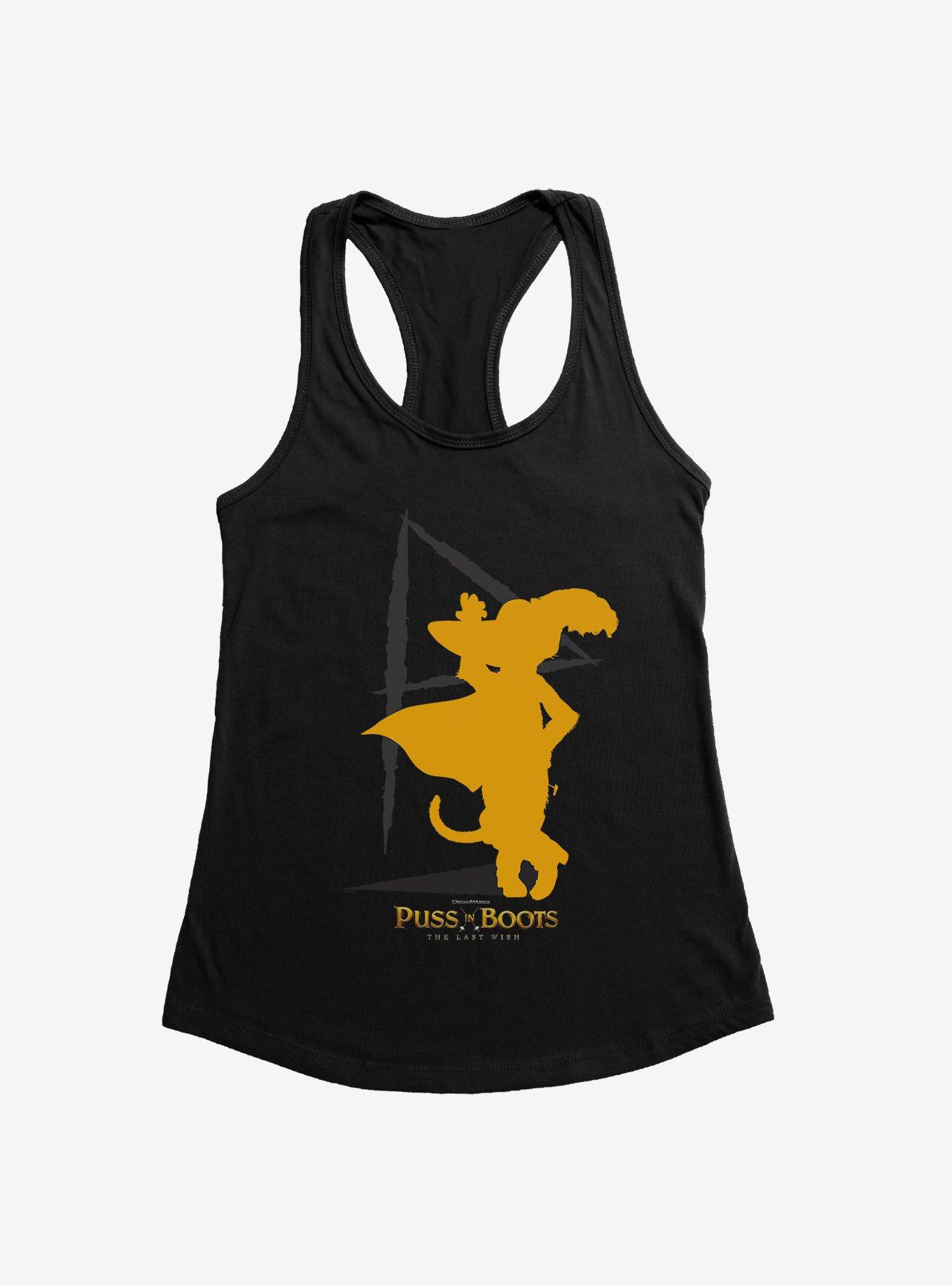 Puss Boots Signature Silhouette Girls Tank