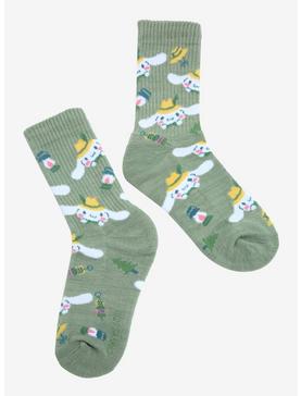 Sanrio Cinnamoroll Camping Allover Print Crew Socks - BoxLunch Exclusive, , hi-res
