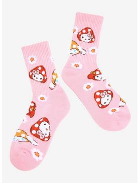 Plus Size Sanrio Hello Kitty and Friends Mushrooms Crew Socks - BoxLunch Exclusive, , hi-res