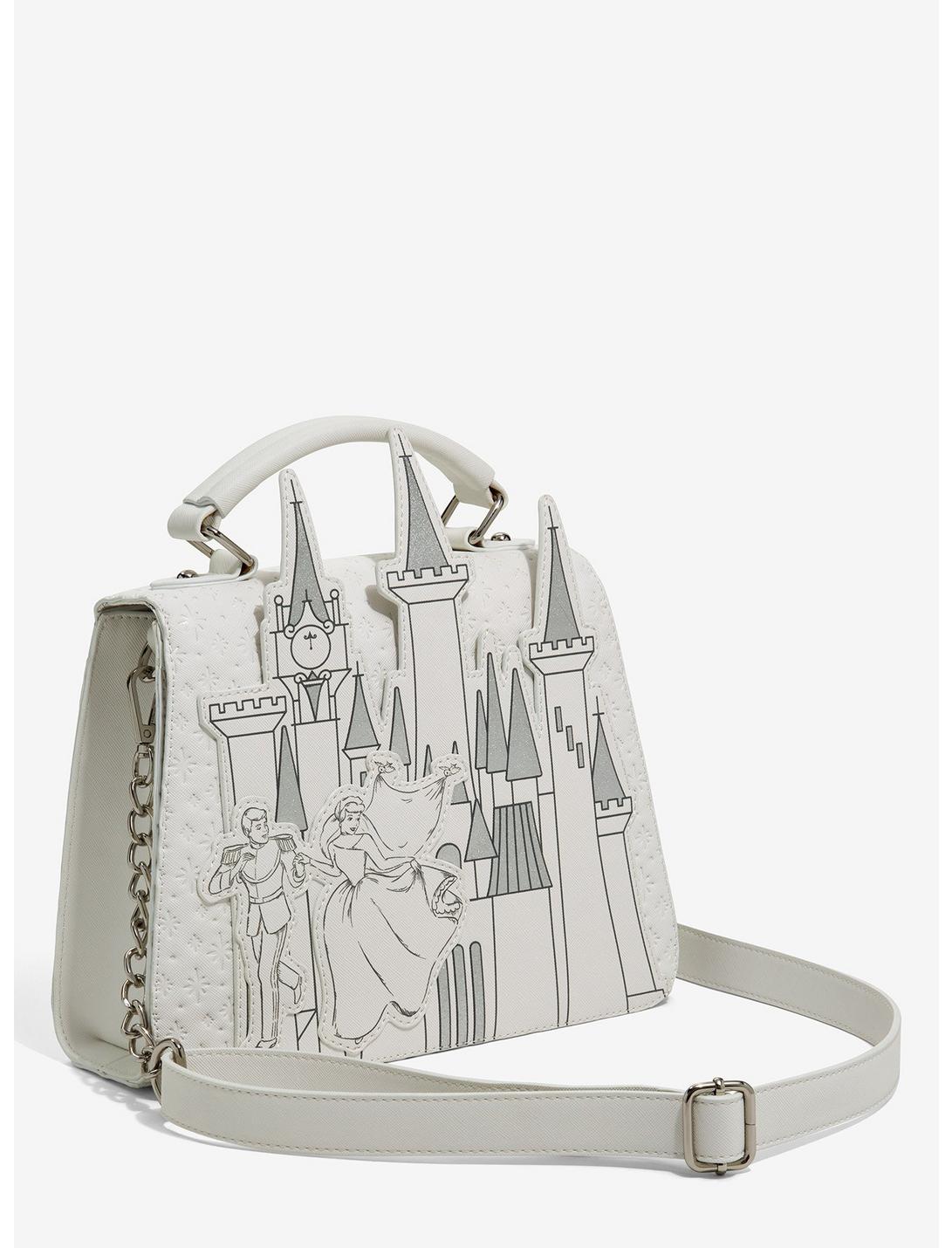 Loungefly Disney Cinderella Wedding Castle Handbag, , hi-res