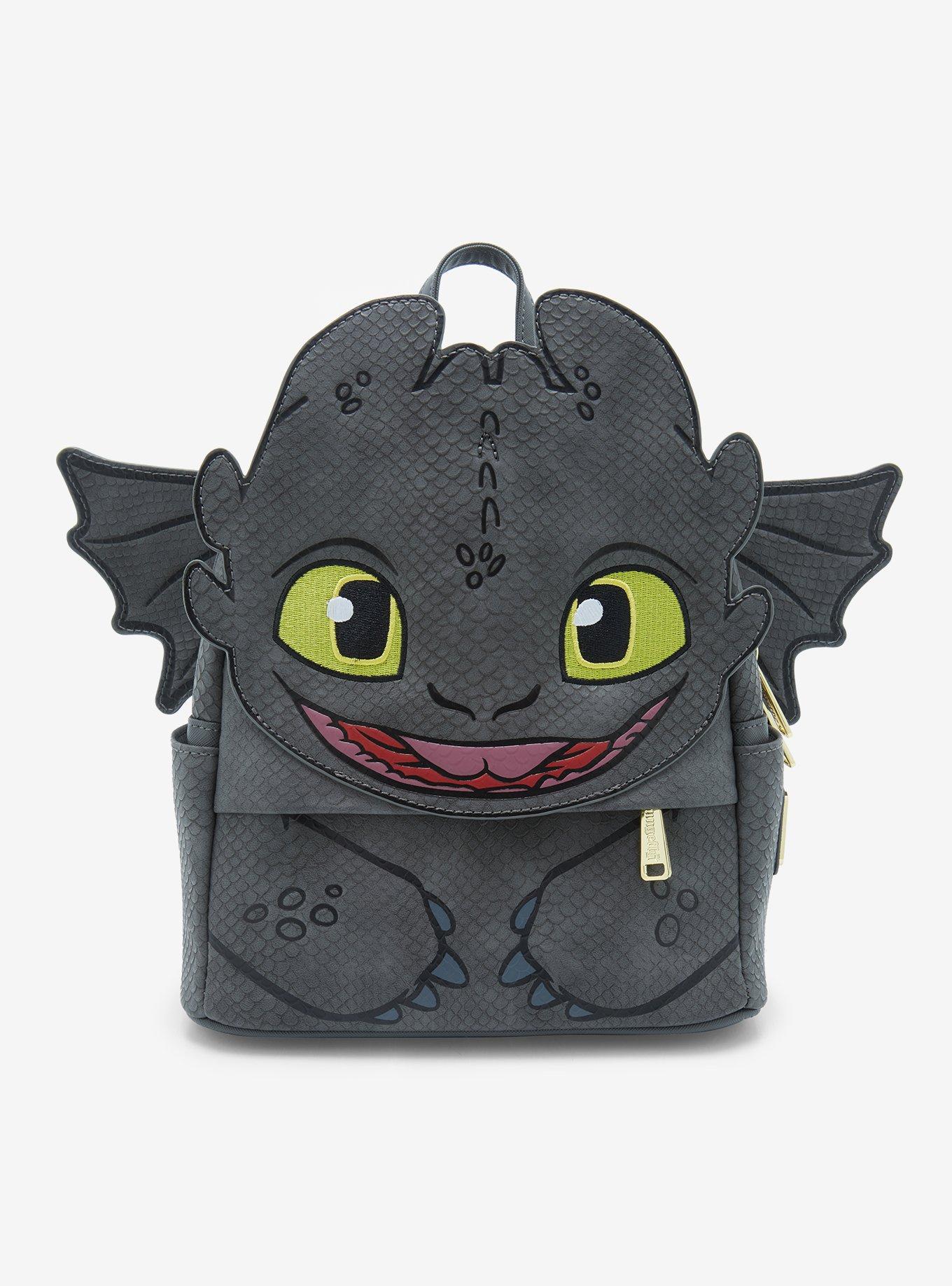 Loungefly How to Train Your Dragon Toothless Figural Mini Backpack ...