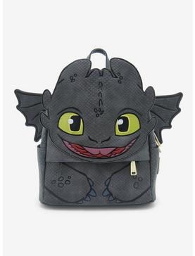 Plus Size Loungefly How to Train Your Dragon Toothless Figural Mini Backpack, , hi-res