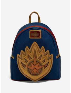 Plus Size Loungefly Marvel Guardians of the Galaxy Ravager Emblem Mini Backpack, , hi-res