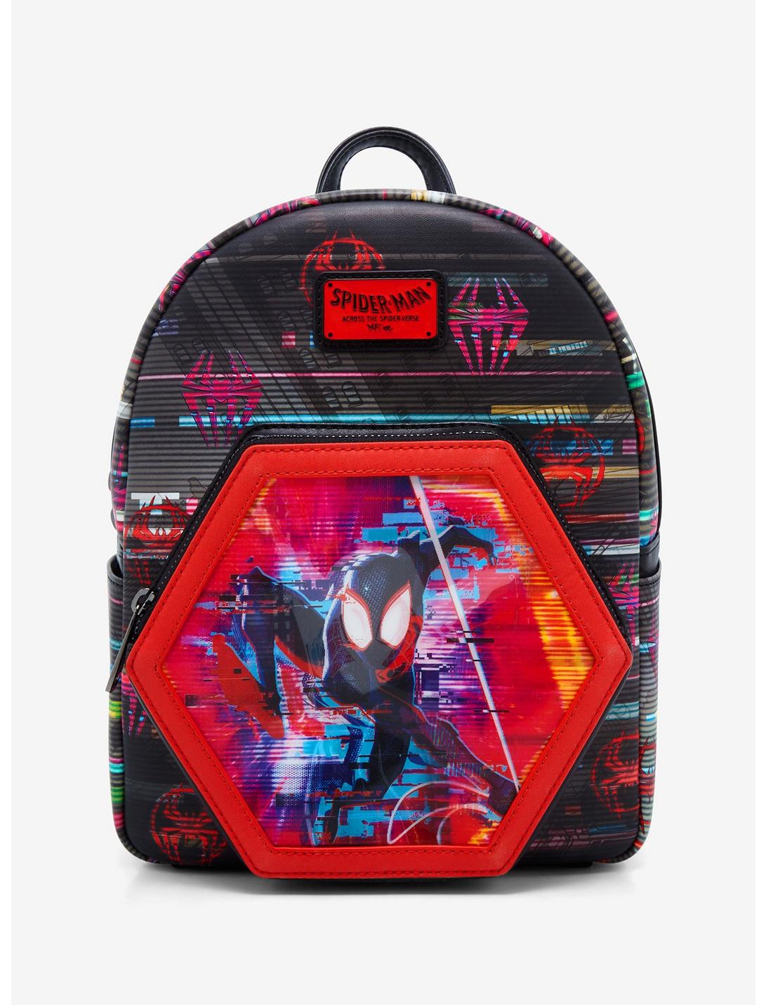 Loungefly Marvel Spider-Man Across the Spider-Verse Lenticular Mini Backpack, , hi-res