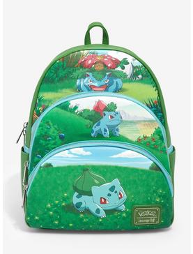 Plus Size Loungefly Pokémon Bulbasaur Evolutions Mini Backpack, , hi-res