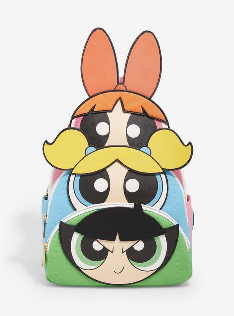 Loungefly限定 パワパフ ミニバッグ パワーパフガールズ Loungefly The Powerpuff Girls Figural Mini Backpack | BoxLunch
