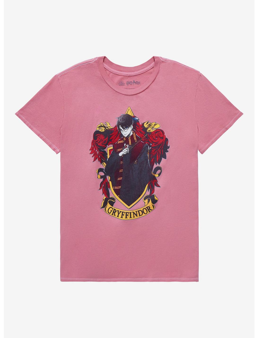 Harry Potter Gryffindor Harry Potter Anime Portrait Boyfriend Fit Girls T-Shirt, MULTI, hi-res