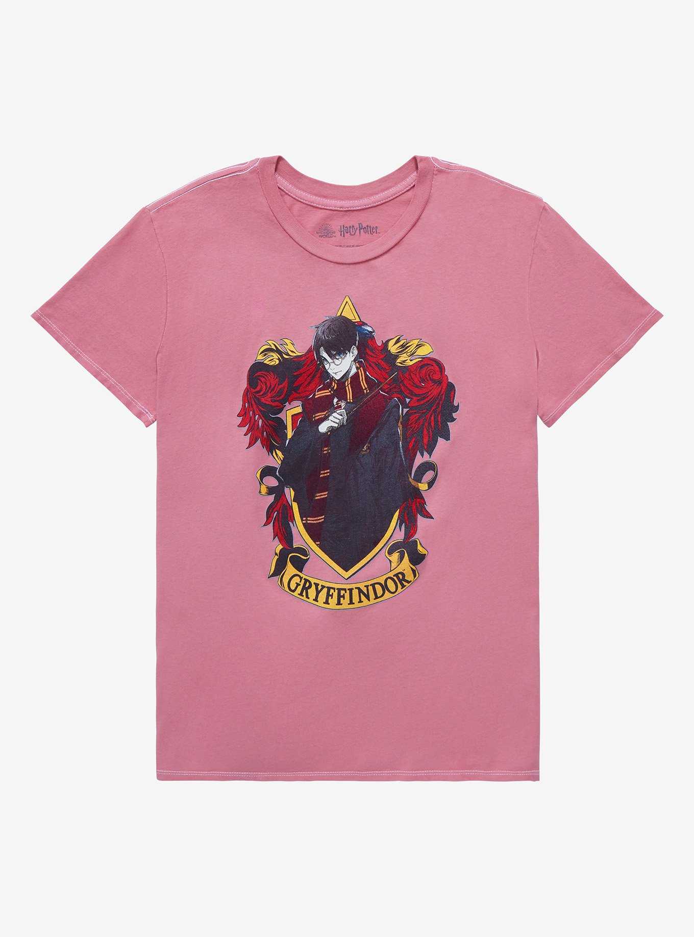 Harry Potter Gryffindor Harry Potter Anime Portrait Boyfriend Fit Girls T-Shirt, , hi-res